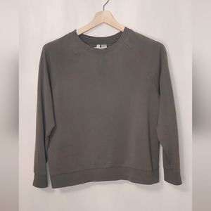 H&M Bassic Divided Olive Green Long Sleeve T-Shirt